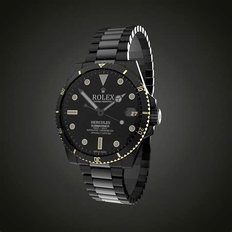 rolex watch 3d model